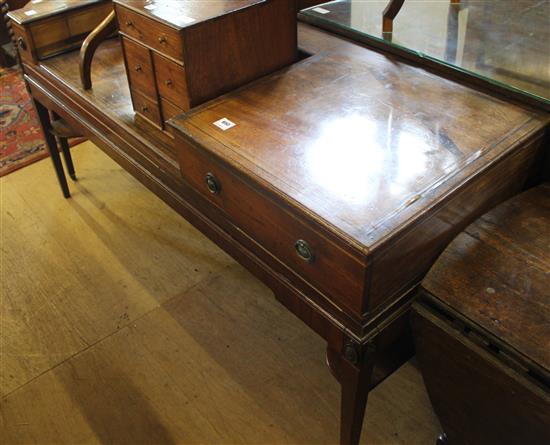 George III  and later desk converted from piano(-)